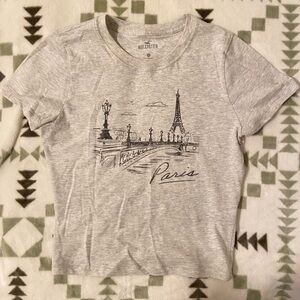 Grey mini graphic top